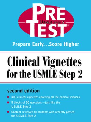 cover image of Clinical Vignettes for the USMLE Step 2